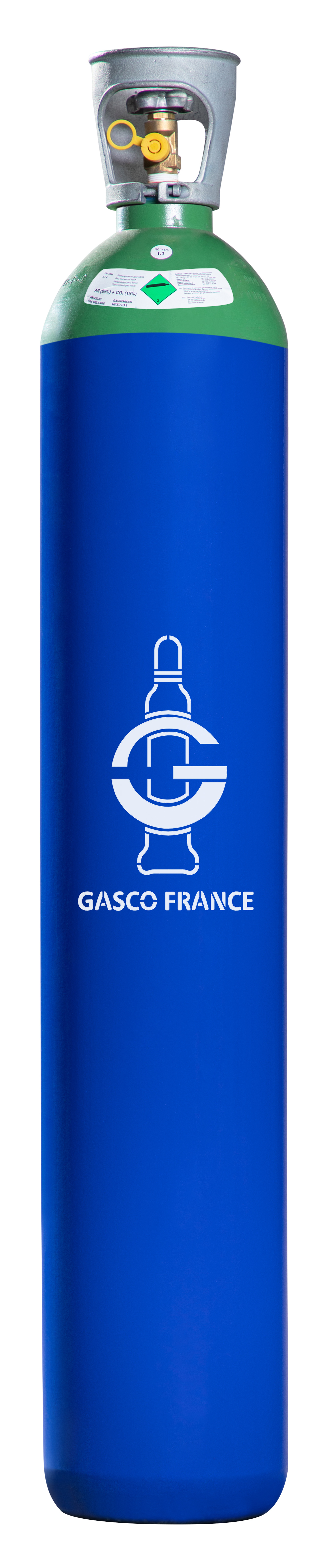 ② Bouteille Gasco Gaz Soudure Argon CO2 pour souder à la semi — Outillage